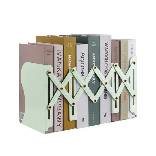 MSDADA Adjustable Bookends, Book Ends for Heavy Books, Expandable Book Organizer for Desk, Shelf