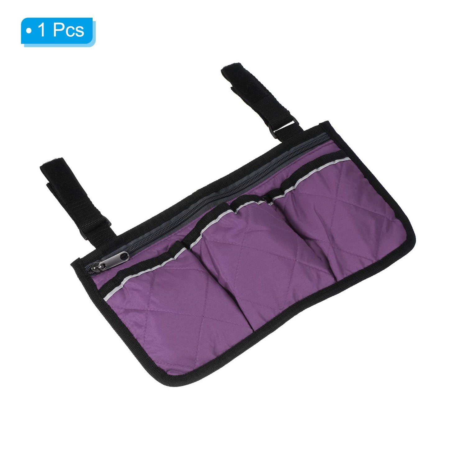 PATIKIL Chair Armrest Organizer, Waterproof Beach Chair Hanging Storage Pouch Arm Rest Magazine