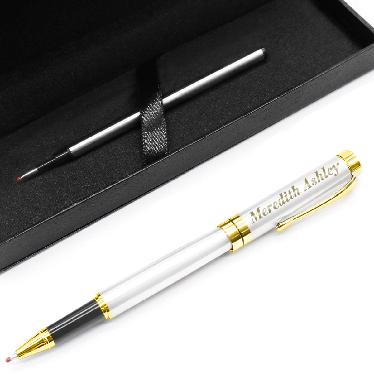 Aolun Personalized Pens,Custom Engraved Pen with Your Name Or Message,Refillable Medium