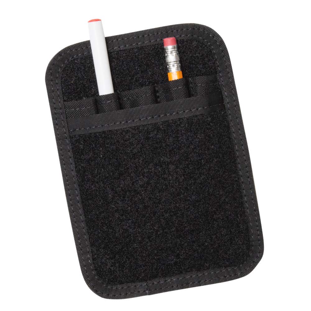 Tactical Notebook Covers Detachable Utility Pen & Marker Pouch | Loop Fastener on Front for Patches