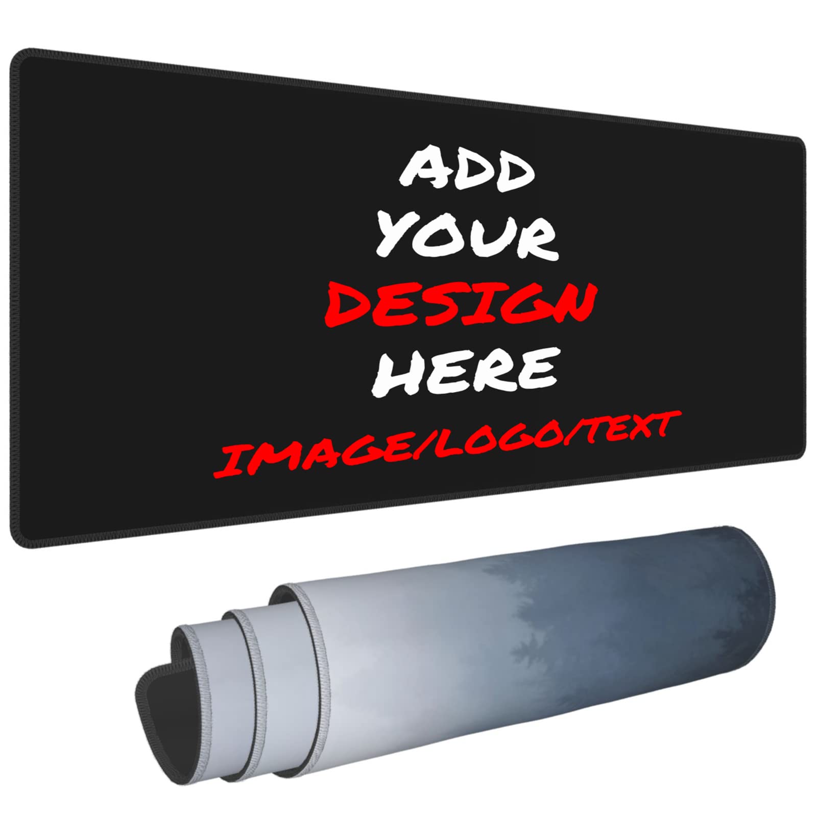 Custom Mouse Pad with Printing of Your Own Photo Image Logo Text Customized Personalized Mousepad