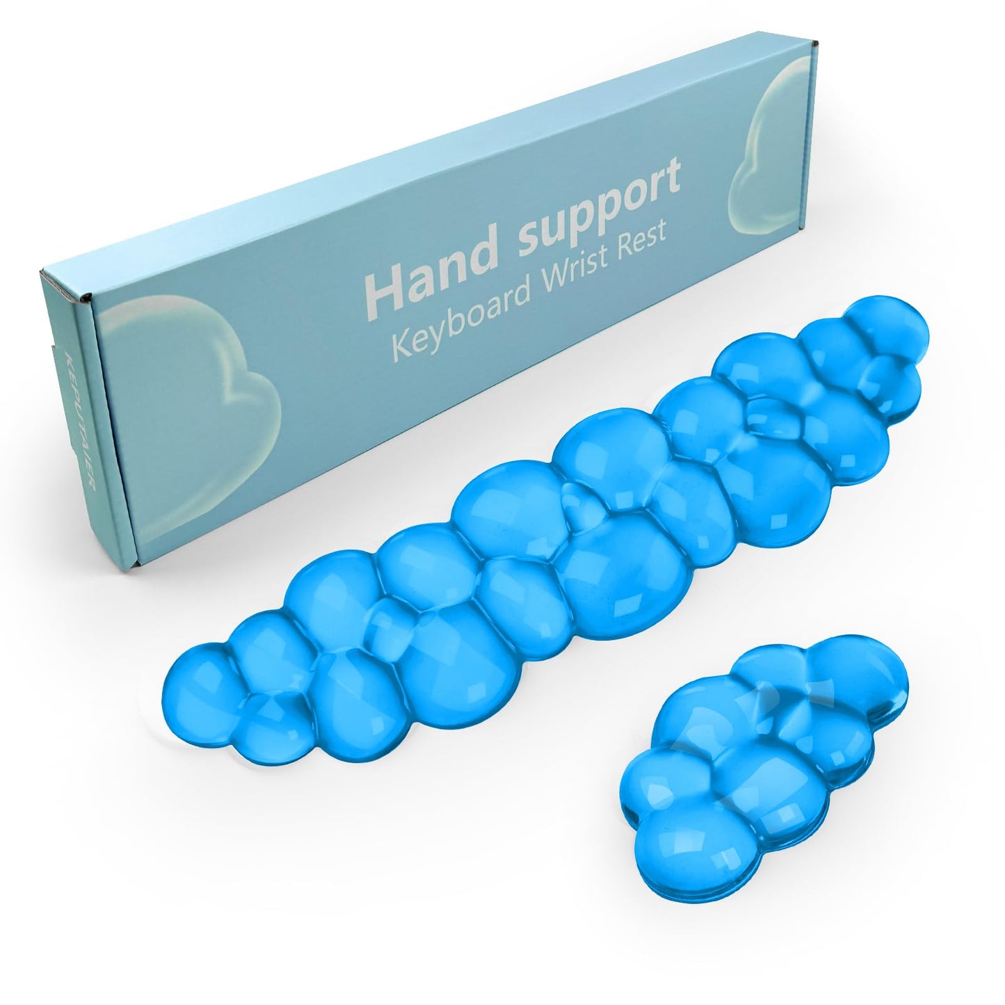 Gel Cloud Keyboard and Mouse Wrist Rest, Cute Wrist Support and Arm Support Keyboard Rest for