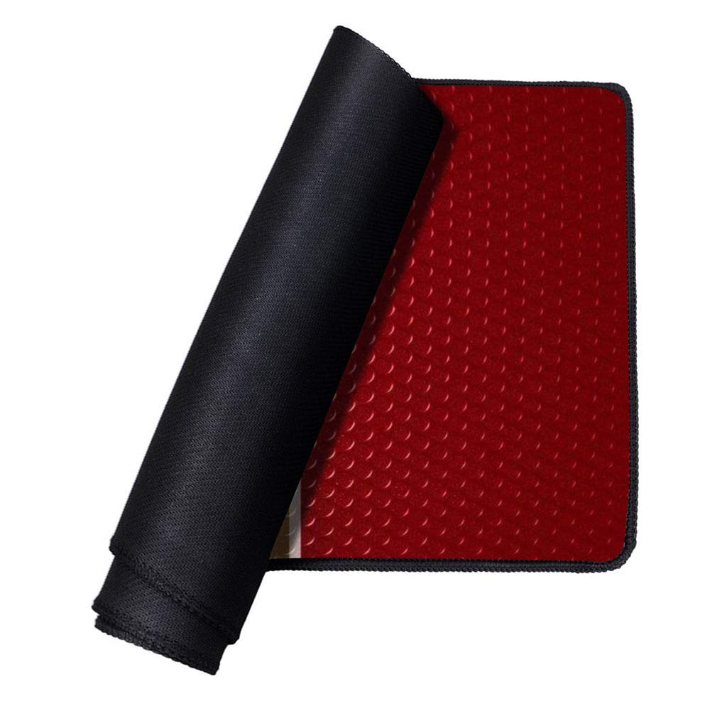Large Gaming Mouse Pad,Stitched Edges Extended Mousepad with Non-Slip Rubber Base for Laptop
