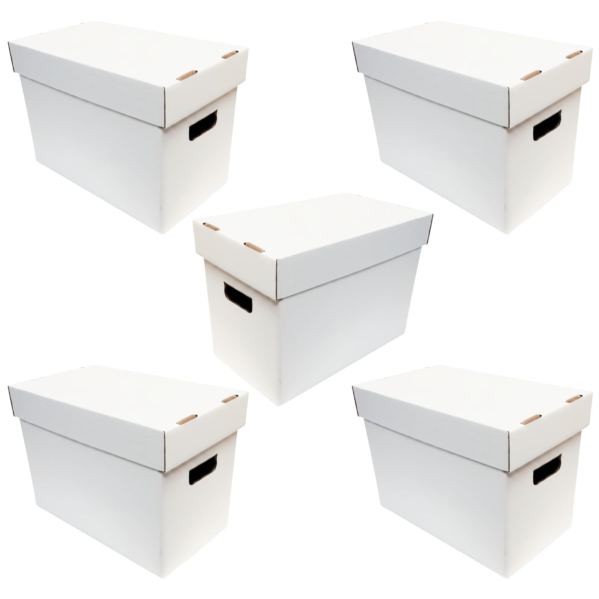 Max Protection Magazine Storage Boxes with Lids - Heavy Duty, 5 Pack