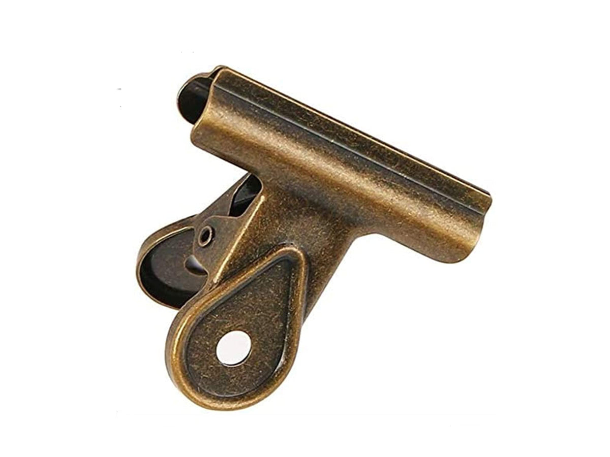 MauSong 1 PCS Duckbill Metal Binder Clips, Invoice Bill Clip Utility Paper Clips for Office Home