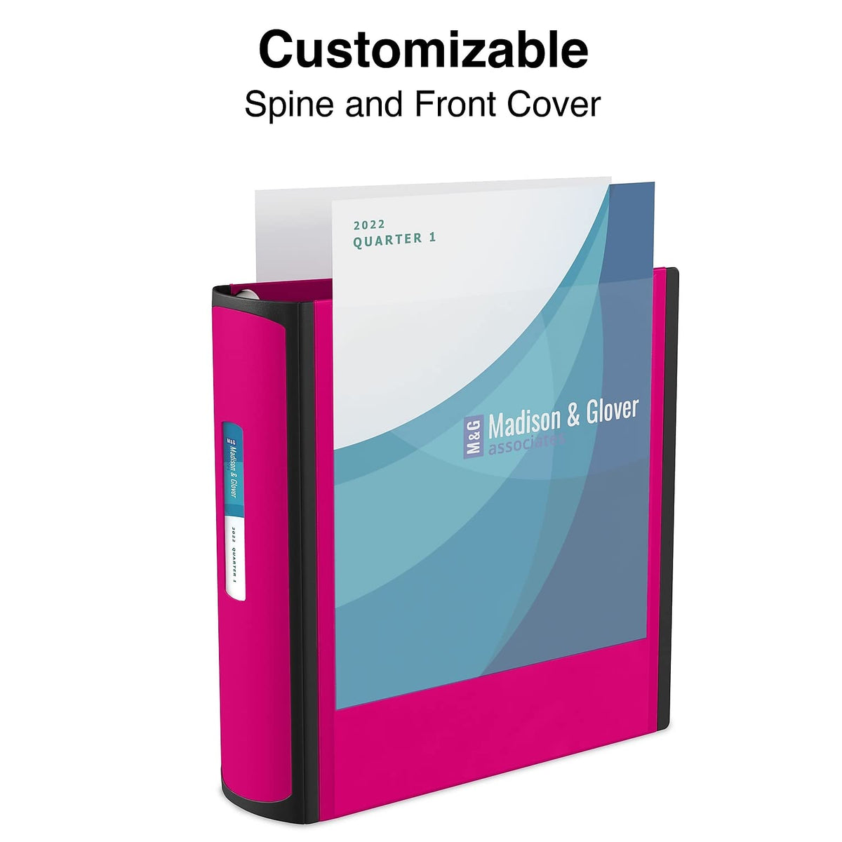 Staples Better Binder, 2-Inch D-Ring View, Pink, Holds 450 Sheets