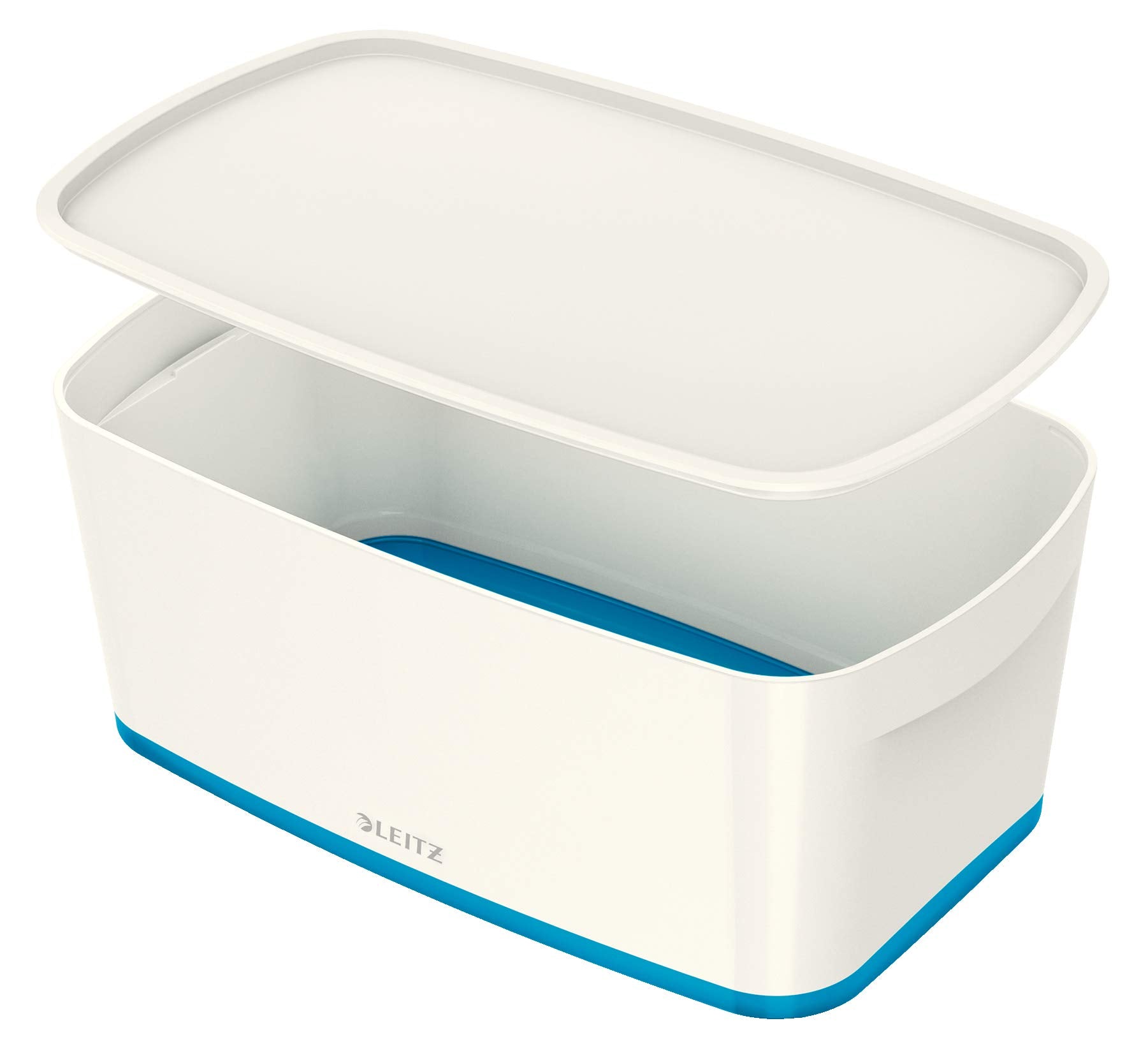 Leitz A5 MyBox Small with Lid, Storage Box for Home and Office, 5 L, High Gloss, Plastic