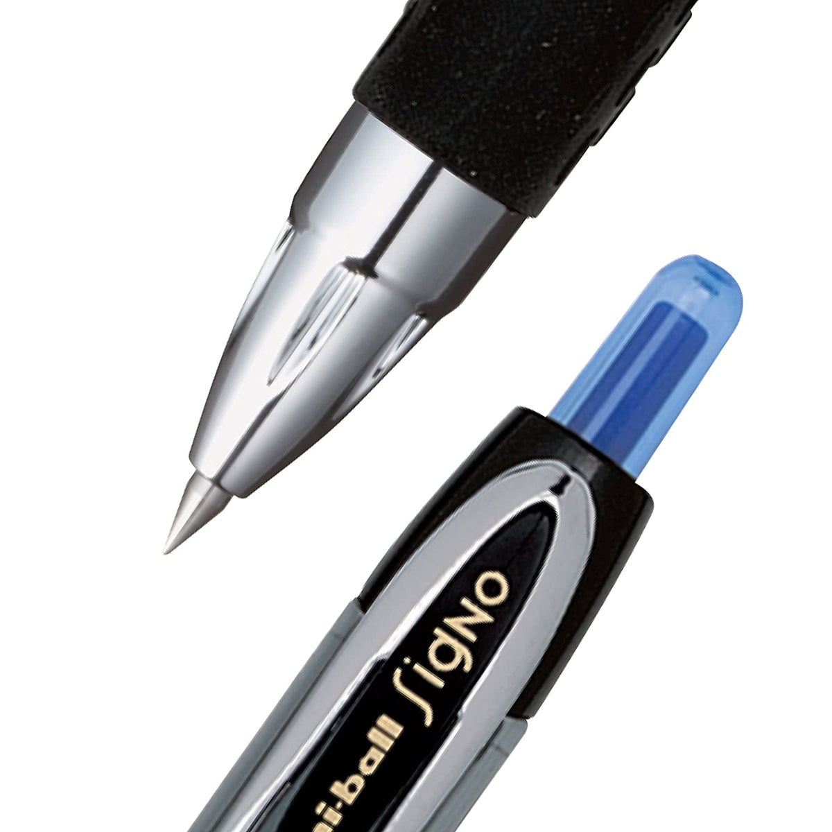 Uni-Ball Signo 207 Gel Pen 12 Pack, 0.5mm, Black, Writing Instrument