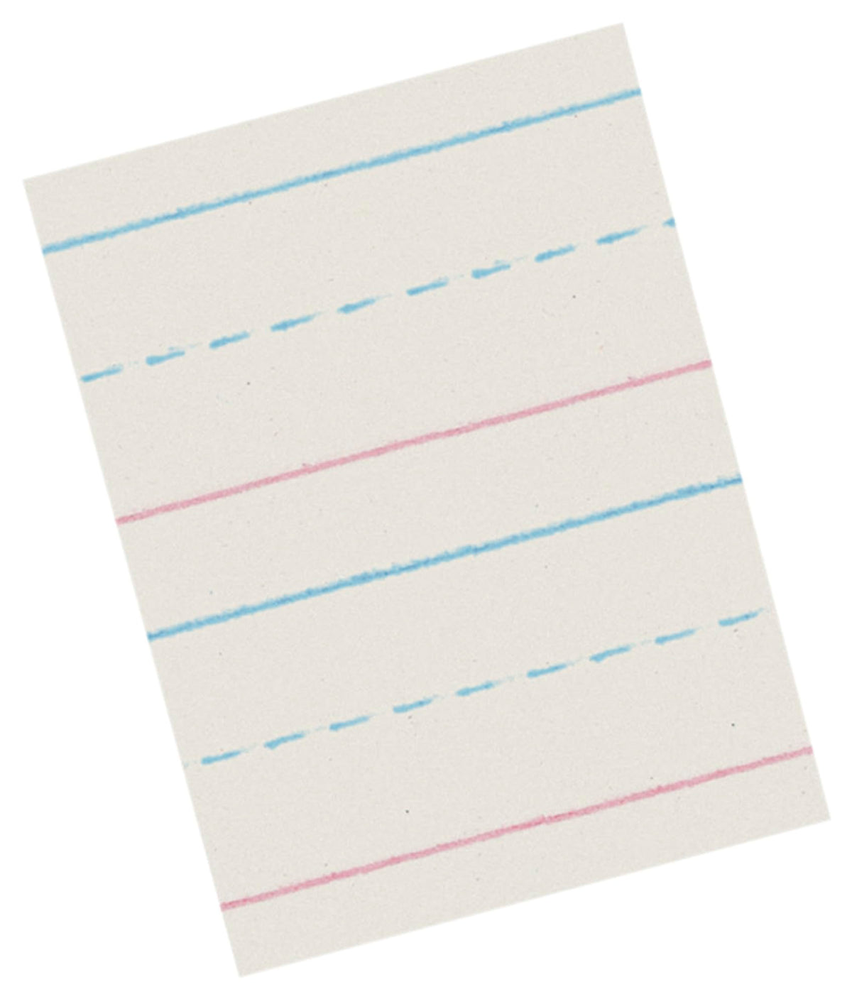 School Smart Zaner-Bloser Writing Paper, Handwriting Practice Lined Paper, Grade 1 Learning, 7/8