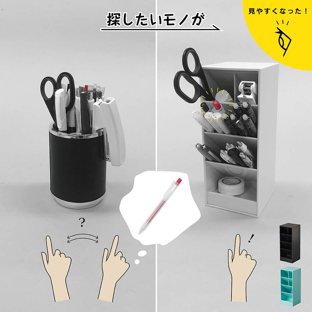 Carl Office TS-002-W L White Pen Holder Tool Stand