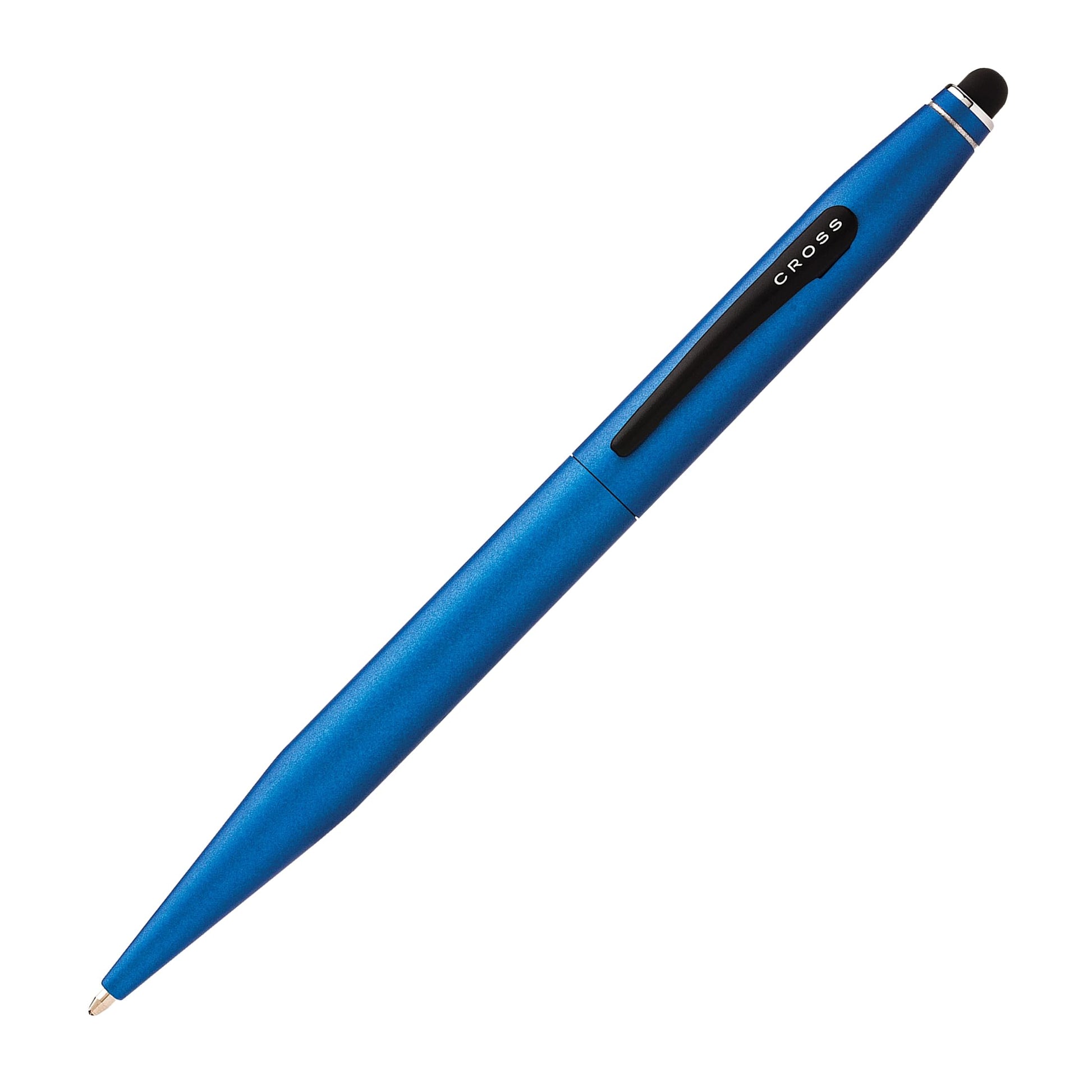 Cross Tech2 Metallic Blue Ballpoint Pen, Medium Point, Black Ink