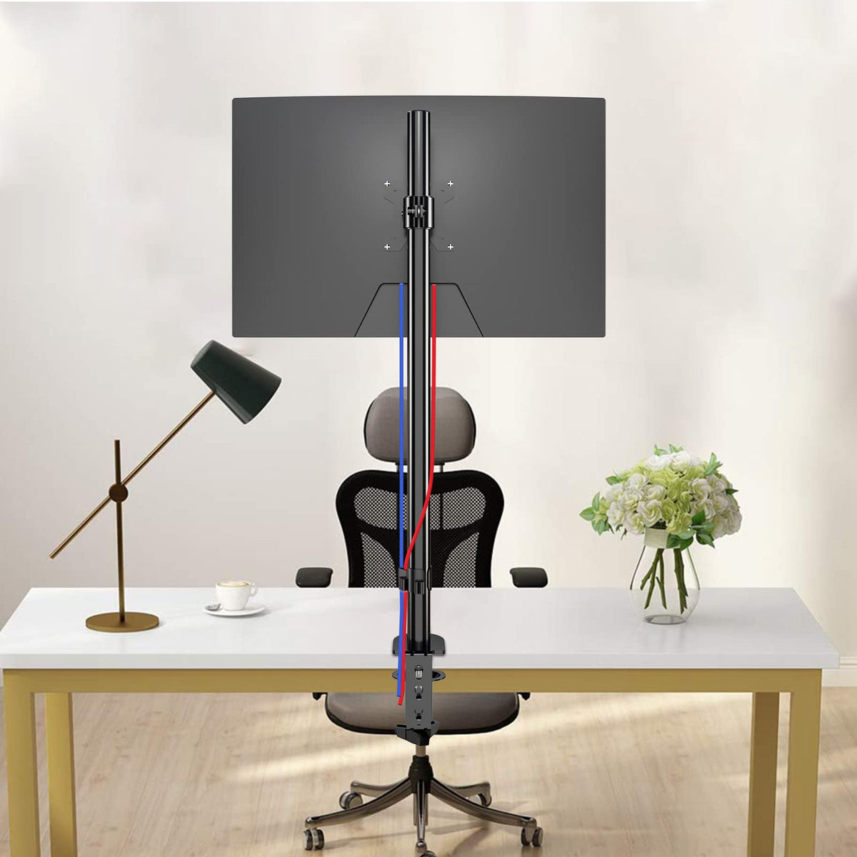 Pholiten Single Extra Tall 31" Monitor Stand