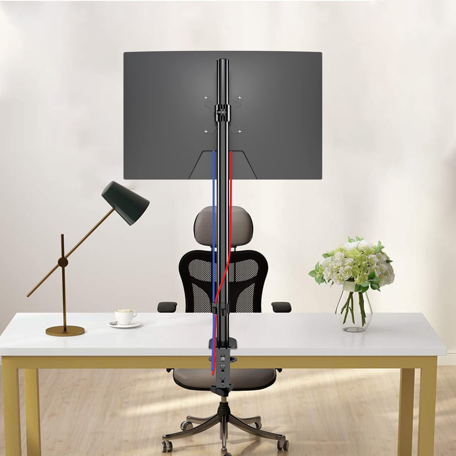 Pholiten Single Extra Tall 31" Monitor Stand
