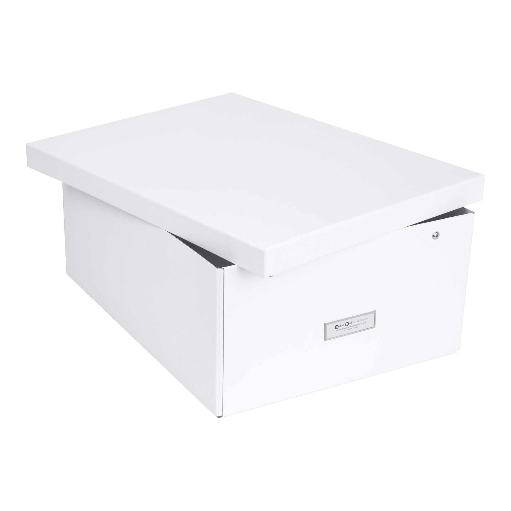 Bigso Box of Sweden Katrin Collapsible Storage Box with Labelframe for Easy Identification - Simple