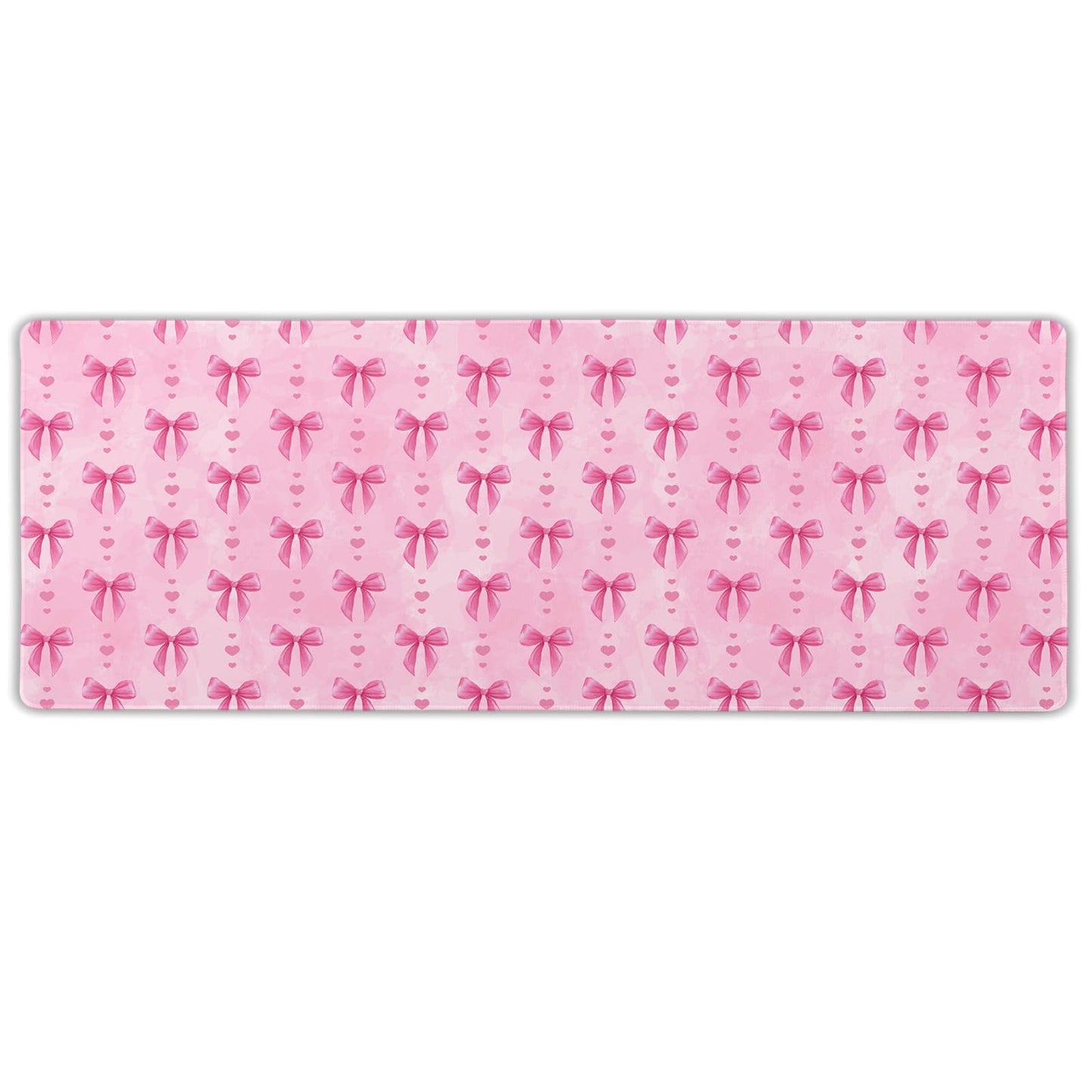 Pink Bows Mouse Pad Extended Large 31.5x11.8 in Coquette Kawaii Desk Mat Preppy Trendy Computer