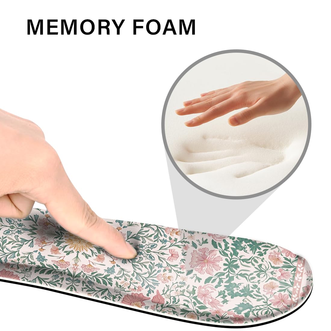 Desk Pad and Keyboard Wrist Rest, Large Mouse Pad + Keyboard Pad+Mouse Wrist Support, Non-Slip Desk