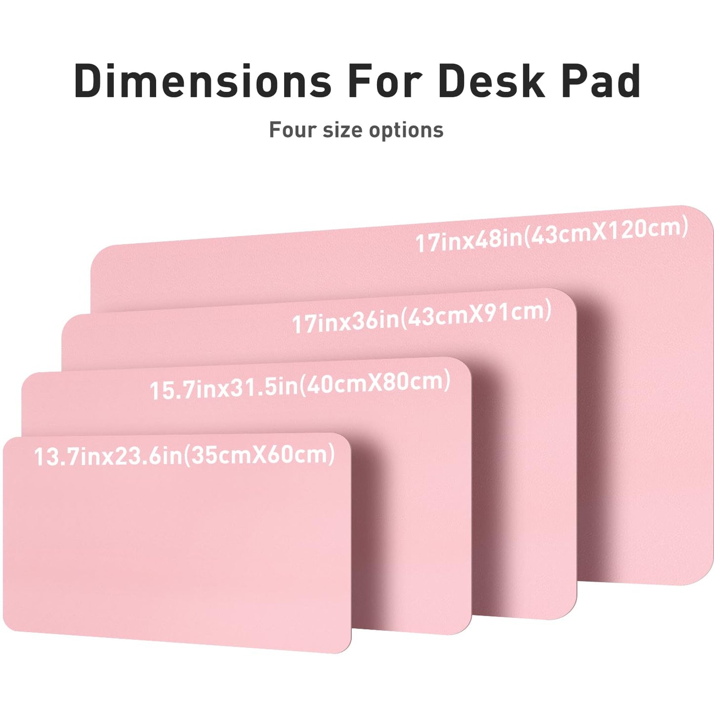 Aothia Leather Desk Pad Protector, Office Desk Mat, Large Mouse Pad, Non-Slip PU Leather Desk