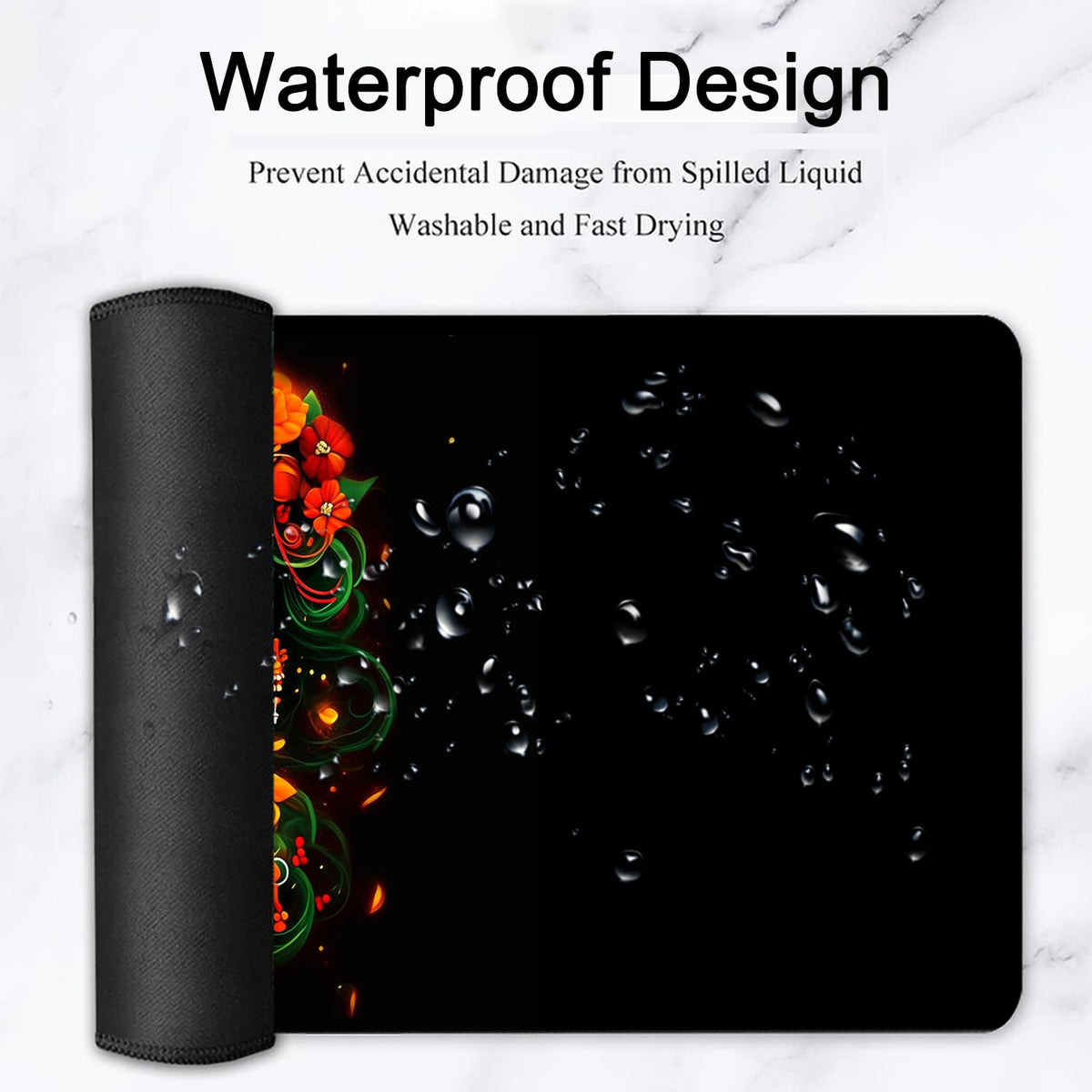 Large Mouse Pad, 31.5 x 11.8in Extended Gaming Mouse Pad with Stitched Edges, XXL Mousepad