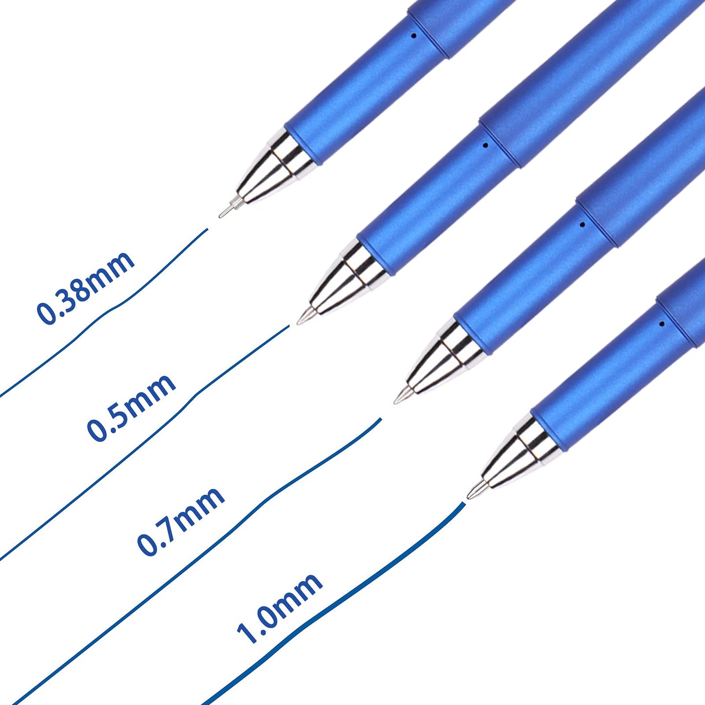 KAKA RABBIT Gel Ink Rollerball Stylus Pen - 18 Pack,0.38mm Gel Pen Extra Fine Point,2 in 1