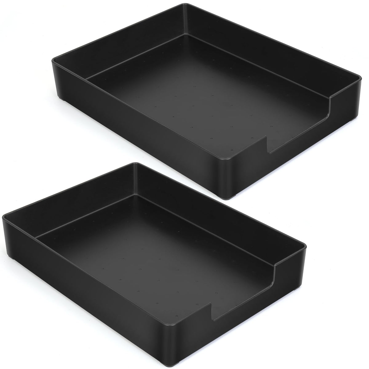 EsOfficce Letter-Size Tray, A4 Paper Tray, Desk Organizer Tray, 2PCS