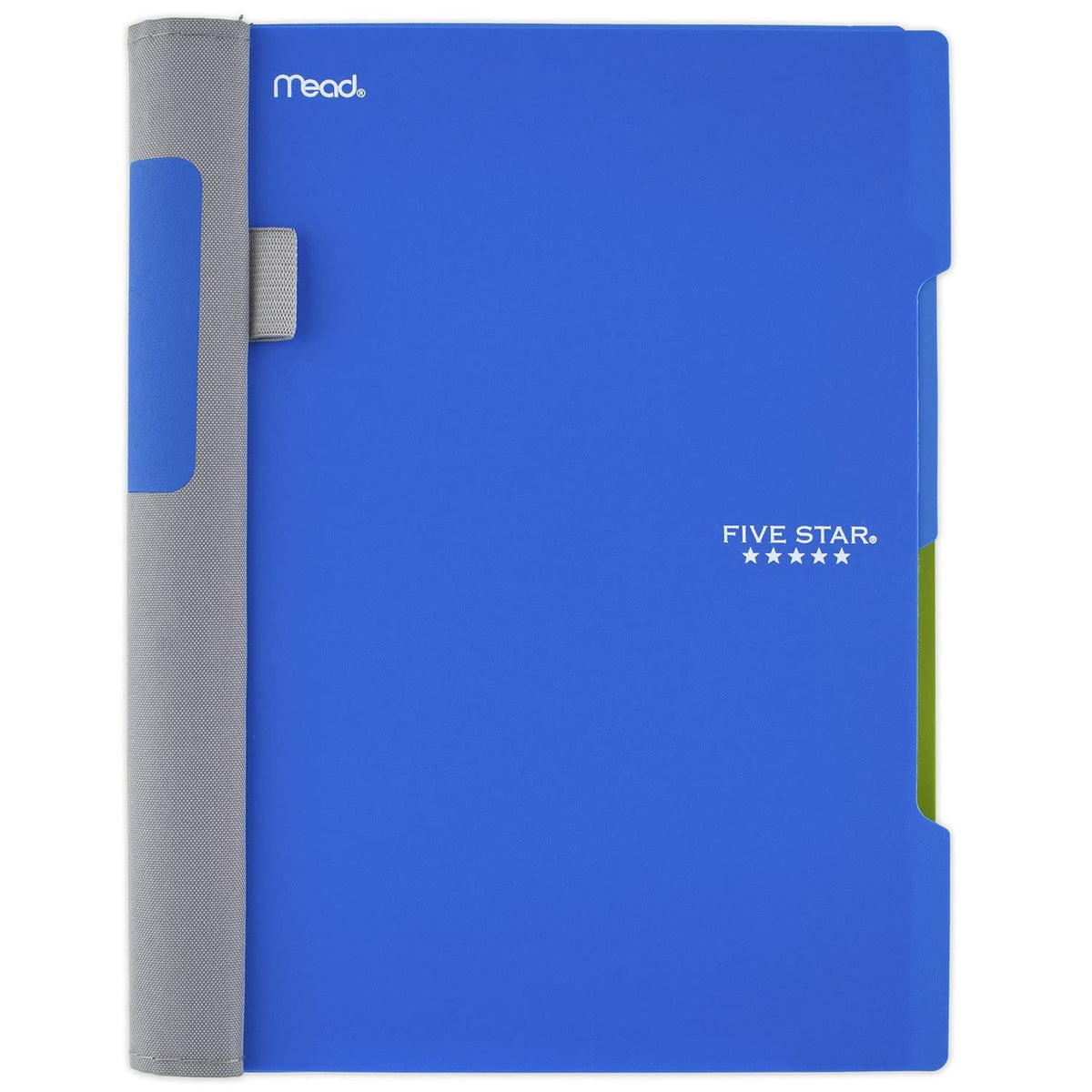 Five Star Advance Spiral Notebook, 2 Subject, College Ruled Paper, 100 Sheets, 9-1/2" x 6", Blue