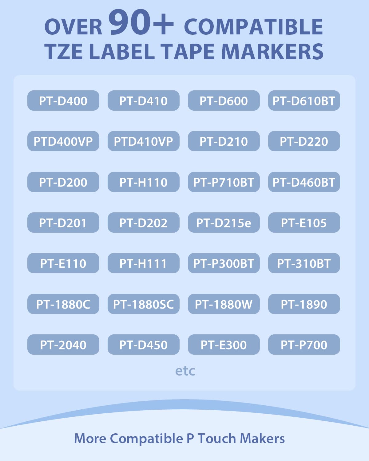 Labelwell 6-Pack TZe-241 TZ Tape 18mm 0.7 Inch Laminated Multi Color 3/4"