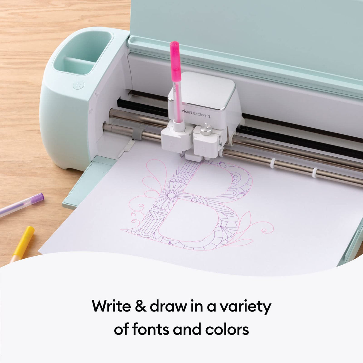 Cricut Glitter Gel Pens (Set of 10), Add Glitter to Cards, Paper, Decor, and More, for Use Maker