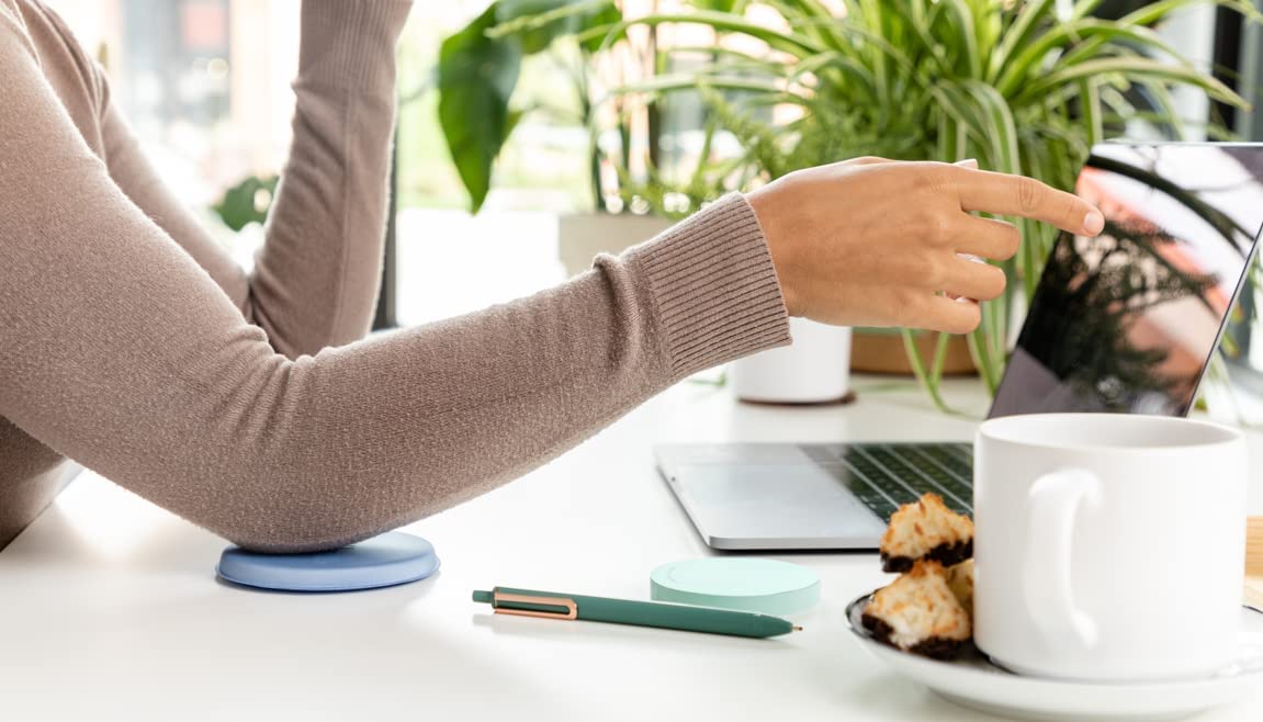 Jelbows Ergonomic Fabric Wrist Rest Set for Arms & Elbows, Comfort for Office & Gaming, Wrist and