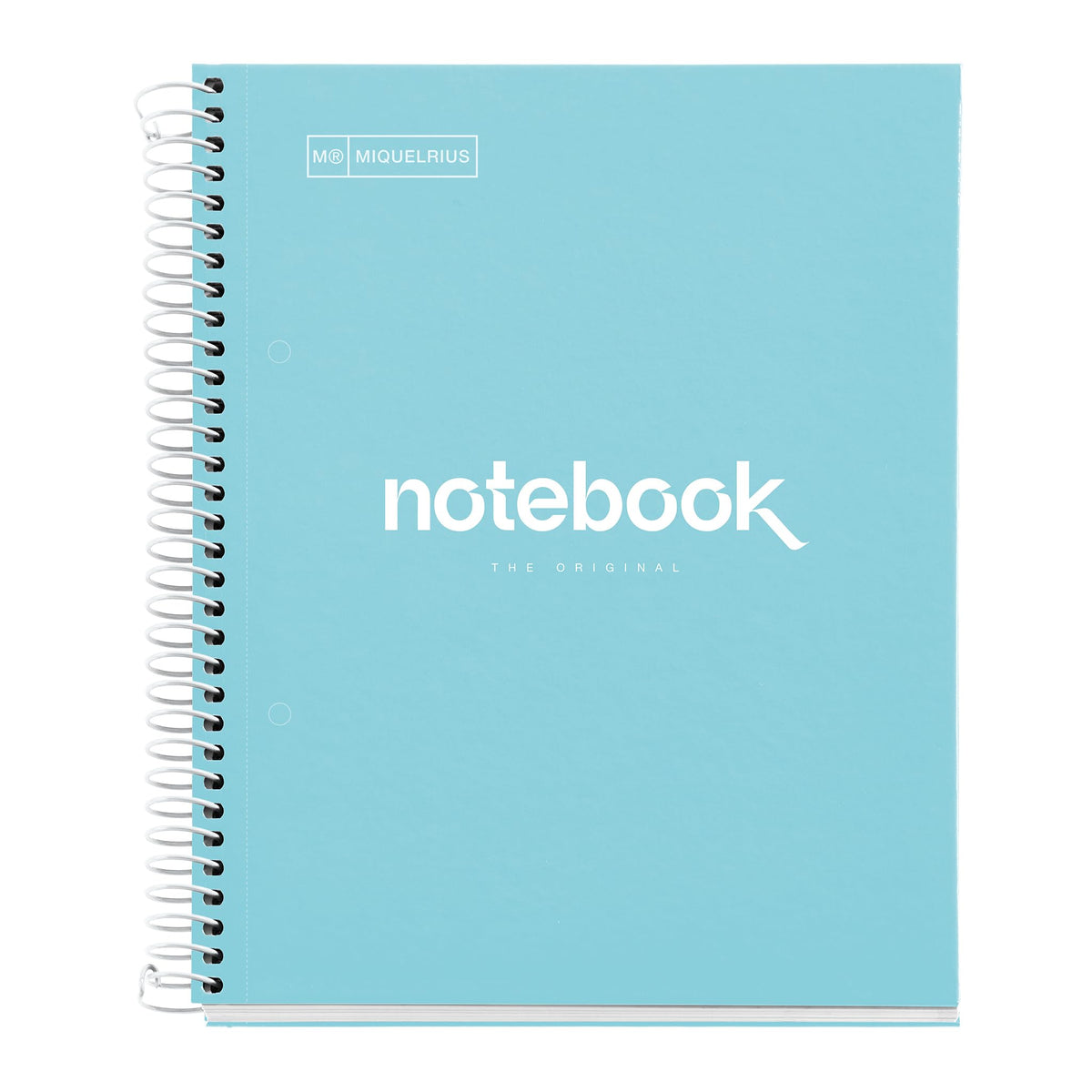Miquelrius - A5 Notebook Emotions, 80 Sheets 90 g/m², Horizontal Ruled 7 mm, 1 Colour Stripe
