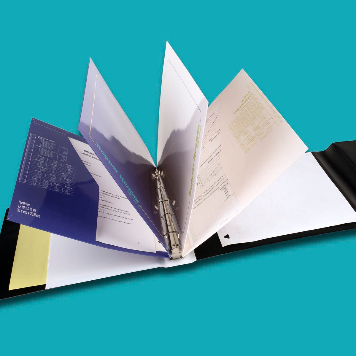 Mead Trapper Keeper Binder, Retro Design, 1 Inch Binder with Folders and Pockets, Holds 8-1/2" x