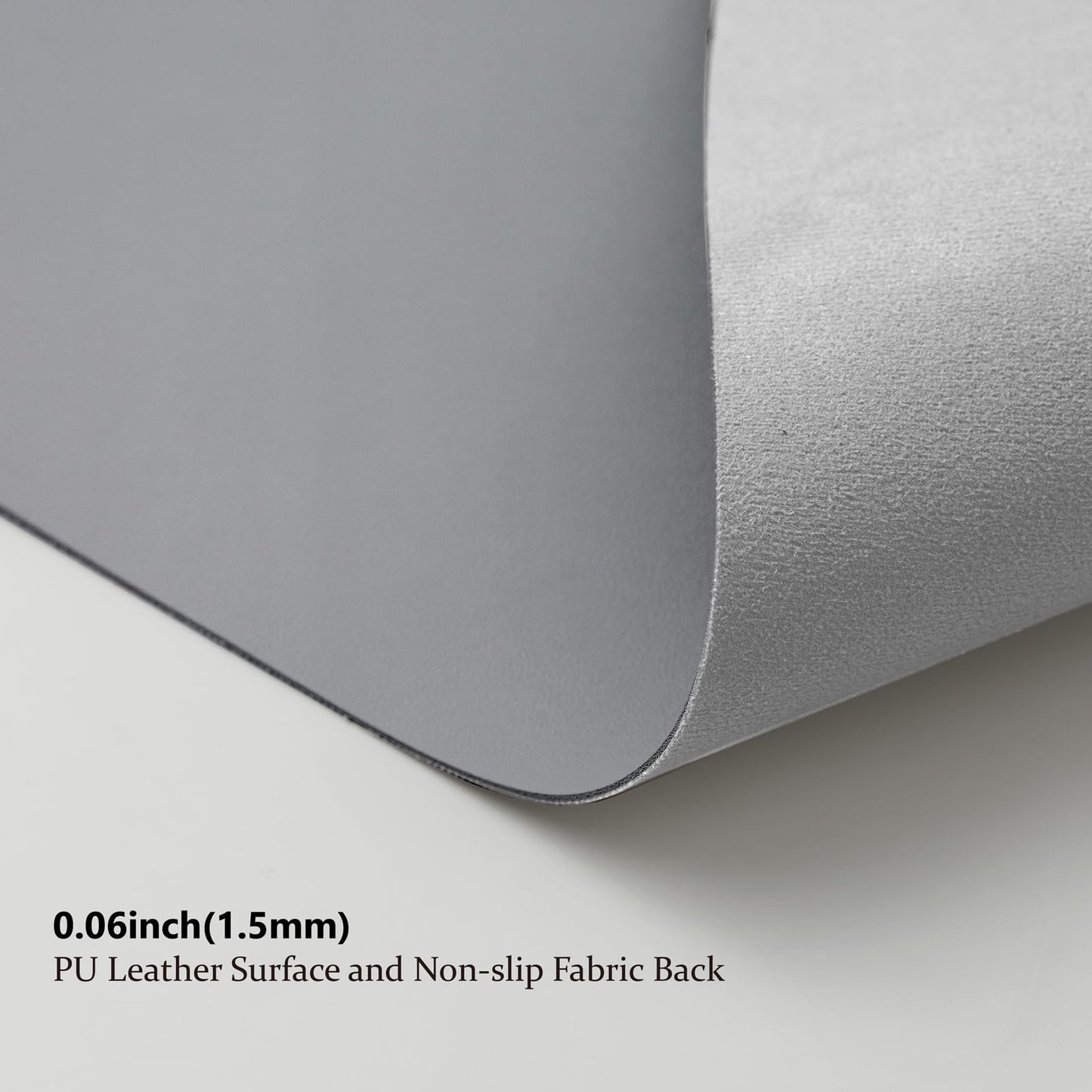 Large Desk Mat - 47.2"x 17" Non-Slip PU Desk Pad for Office and Home - Ideal for Large Mouse Pad