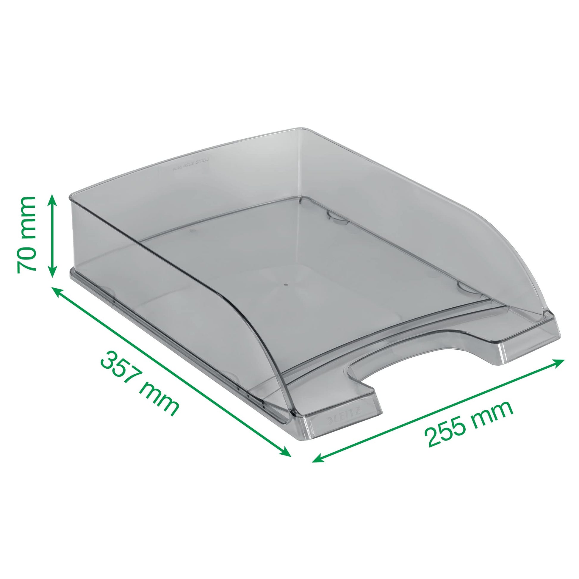 Leitz Plus 52270034 Flat Letter Tray A4 Blue Frost