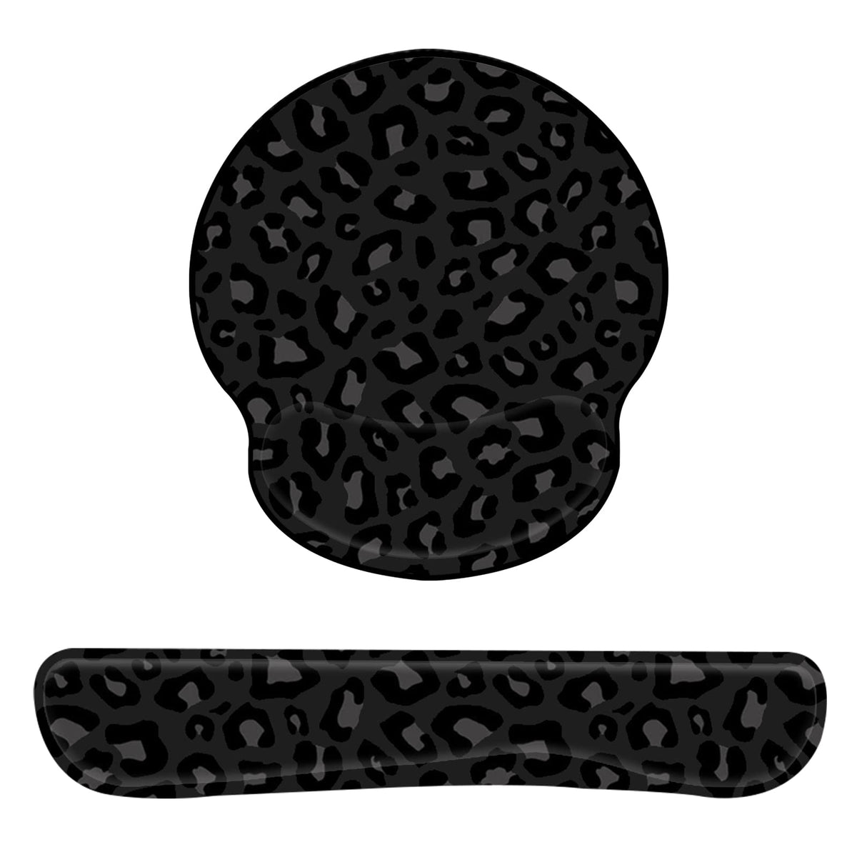 Deokke 2Pcs Keyboard Wrist Rest Pad and Mouse Wrist Rest Support Mouse Pad Set,Ergonomic