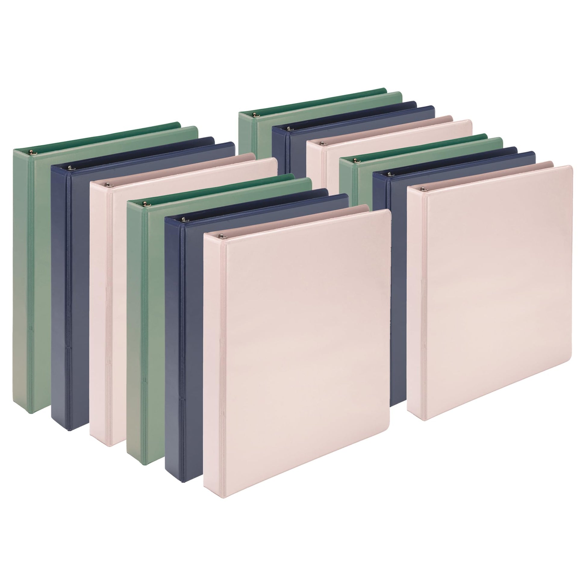 Samsill Plant-Based 1 Inch Durable D-Ring, View Binder, Eco-Friendly, USDA Certified Biobased, 12