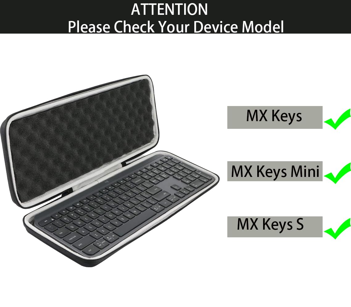 Khanka Hard Case for Logitech MX Keys S/MX Keys Mini/MX Keys Advanced