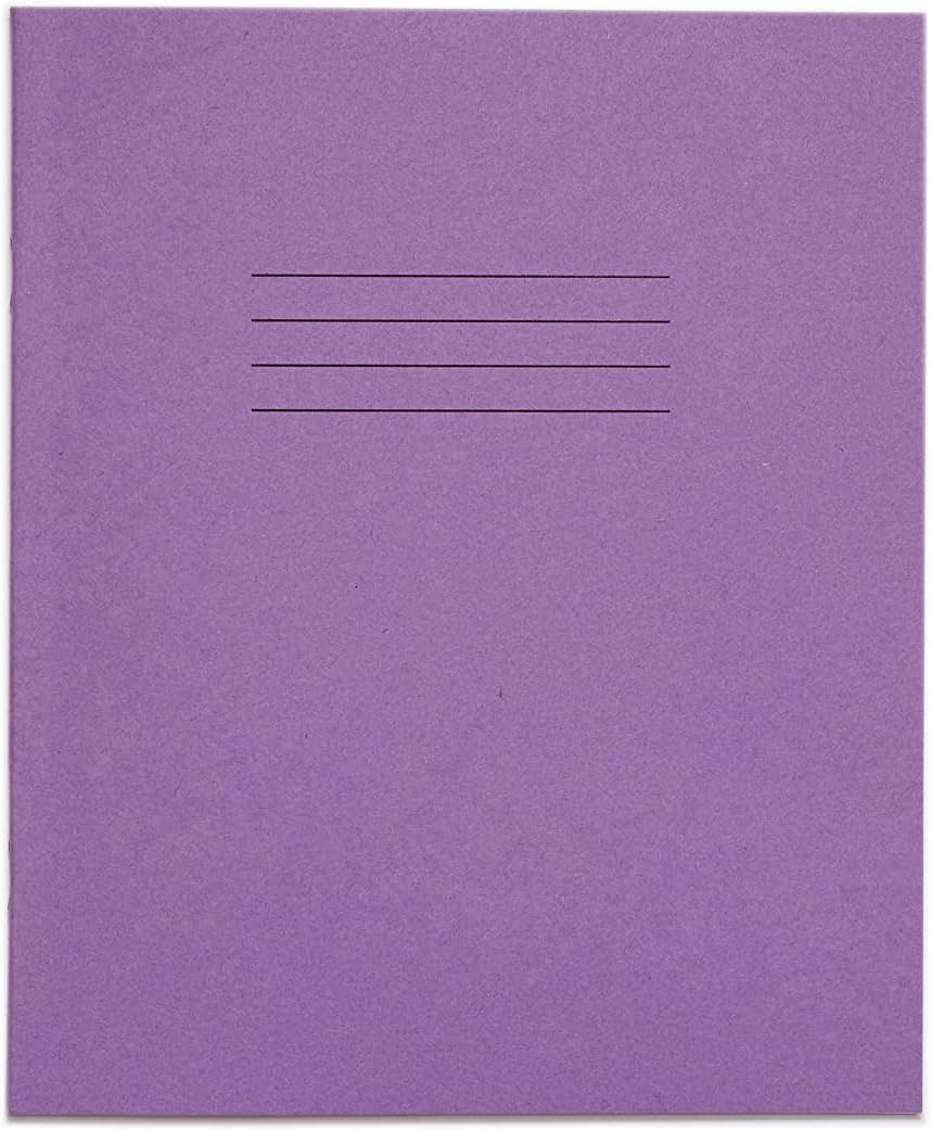 RHINO F8M 200x165 48 Page Exercise Book - Purple (Pack of 10)