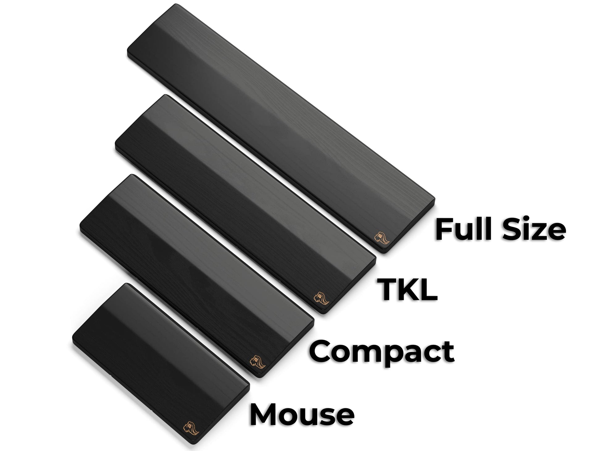 Glorious Gaming Wooden Mouse Wrist Rest - Onyx/Black - for Gaming Mice, Wood Ergonomic Palm Rest|