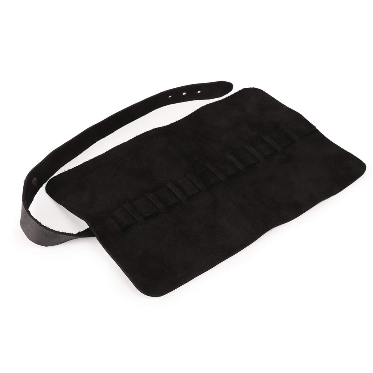 Londo Genuine Leather Retro Pen and Pencil Case - Metal Snap Fastener, Pencil Pouch Stationery Bag