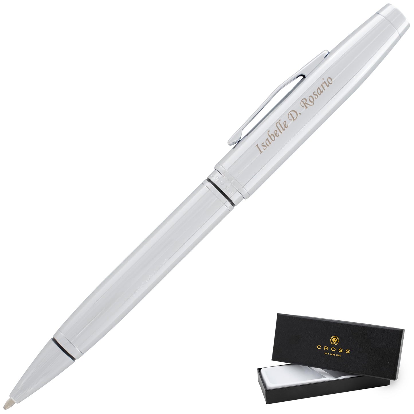 Cross Coventry Personalized Ballpoint Pen in Polished Chrome
