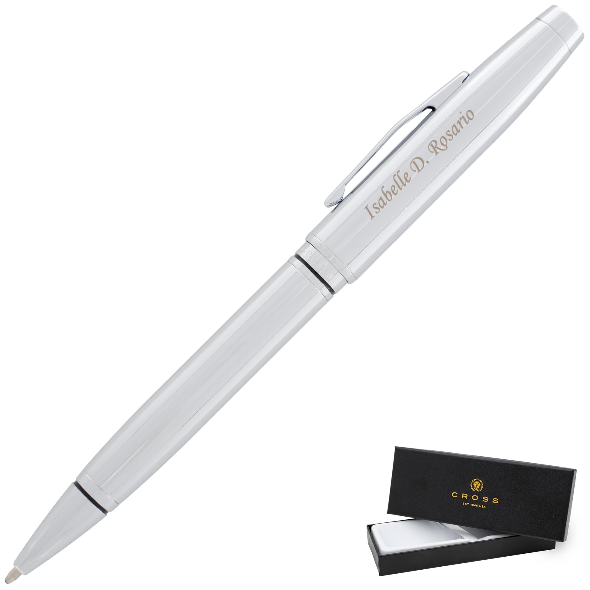 Cross Coventry Personalized Ballpoint Pen in Polished Chrome