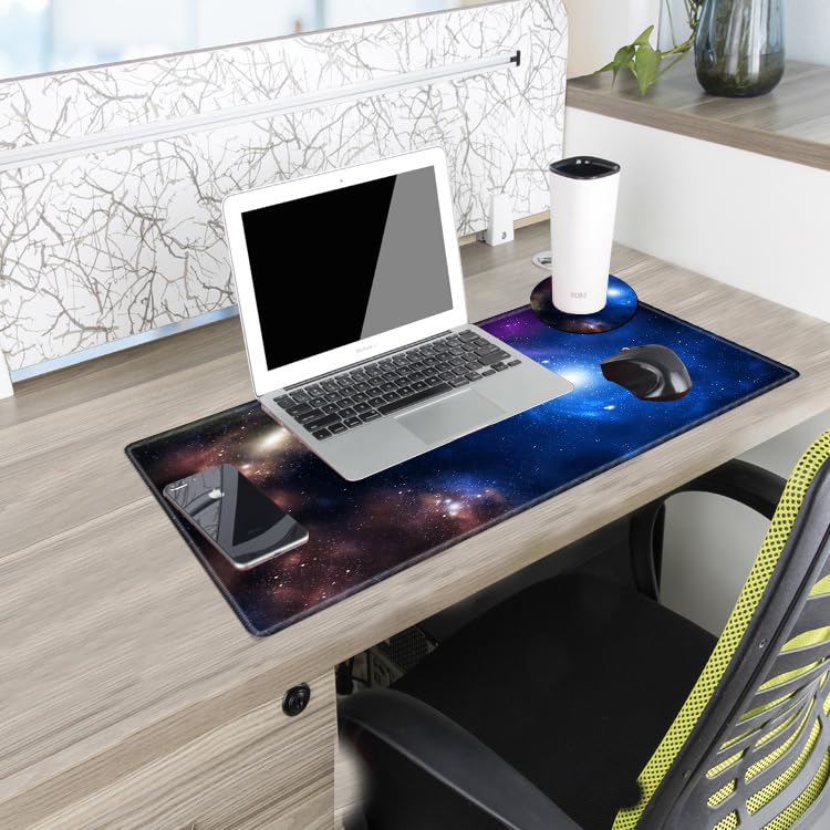 Galaxy Mouse Pad XXL Large Space Mousepad 24x12 Desk Mat Gaming Desk Pad Long Big Computer Mat