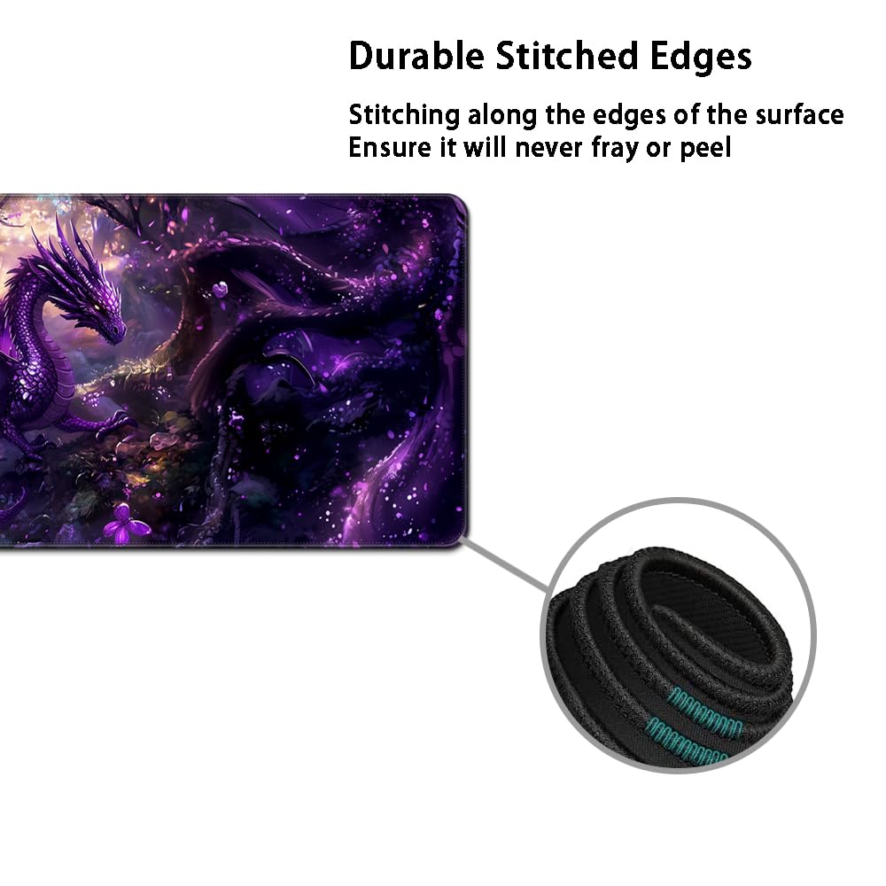 MIBITRI Keyboard Mouse Pad Set, Extended Gaming Mouse Pad+Ergonomics Keyboard Wrist Rest Support