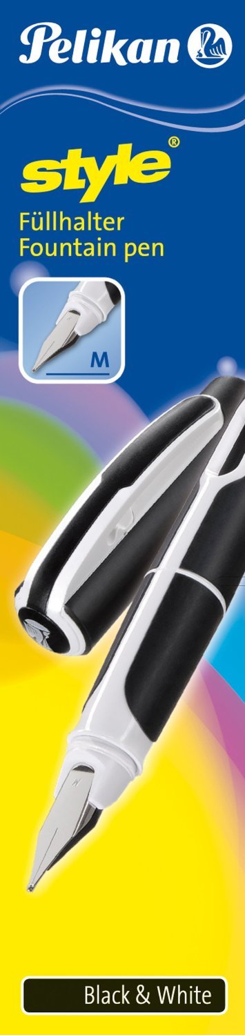 Pelikan 903054, Ink Pen Style Black & White, Black & White