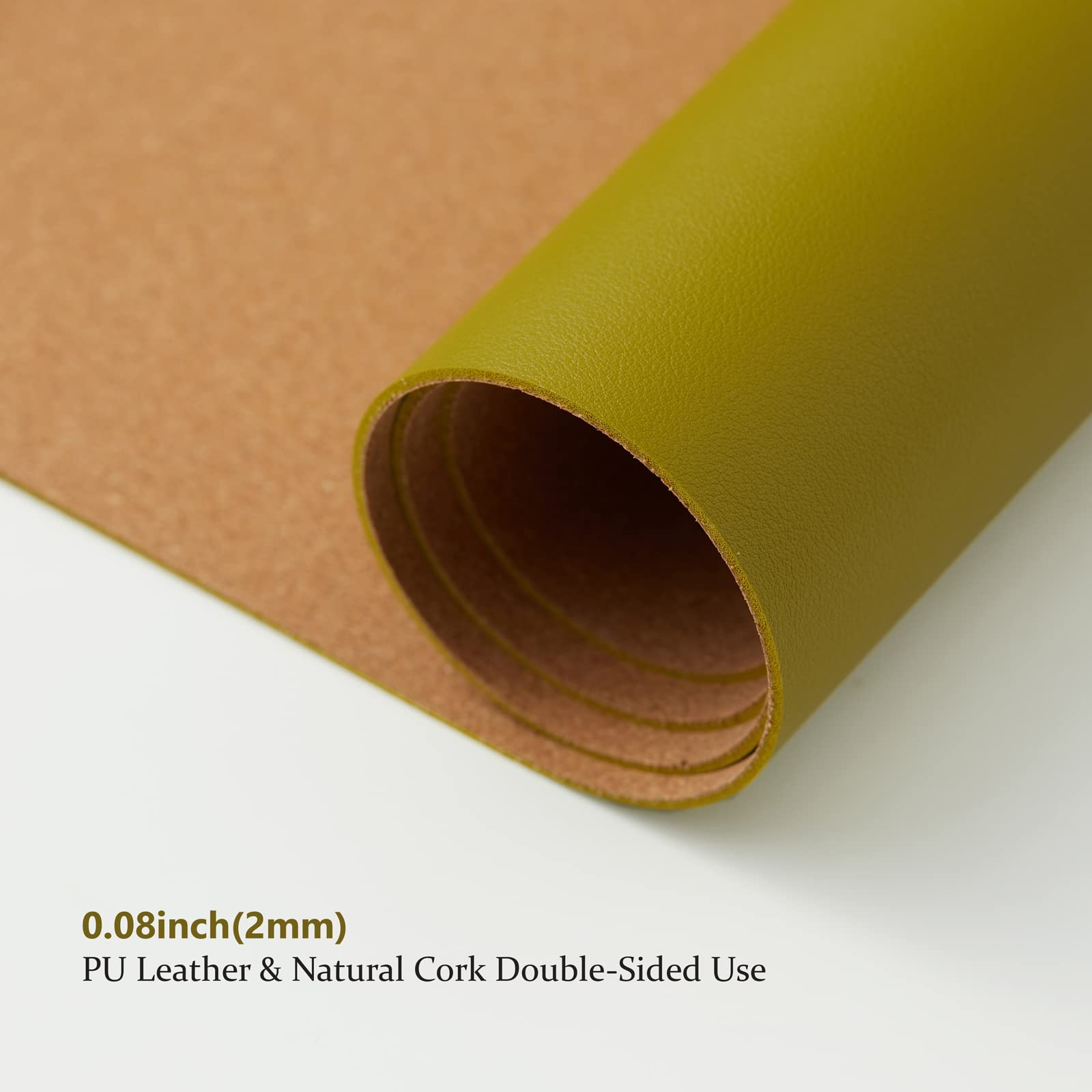 Cork Desk Mat - Dual-Sided Desk Pad for Office and Home - Desk Organization and Accessories - Ideal
