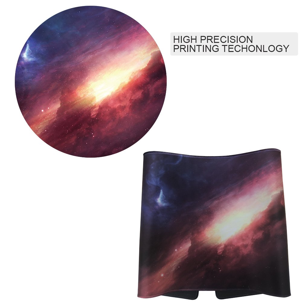 Cmhoo XXL Professional Large Mouse Pad & Computer Game Mouse Mat (35.4x15.7x0.1IN, 90x40 sky001)