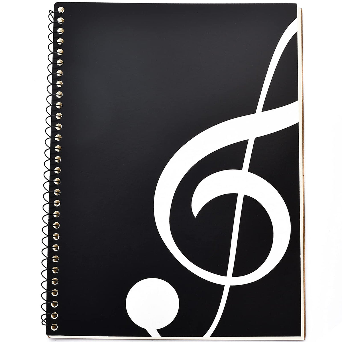 MOREYES Music Notebook Composition Manuscript Staff Notebook with 100 Pages 10.24x7.5 inch/26x19cm