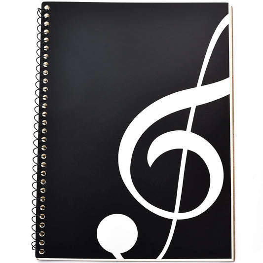MOREYES Music Notebook Composition Manuscript Staff Notebook with 100 Pages 10.24x7.5 inch/26x19cm