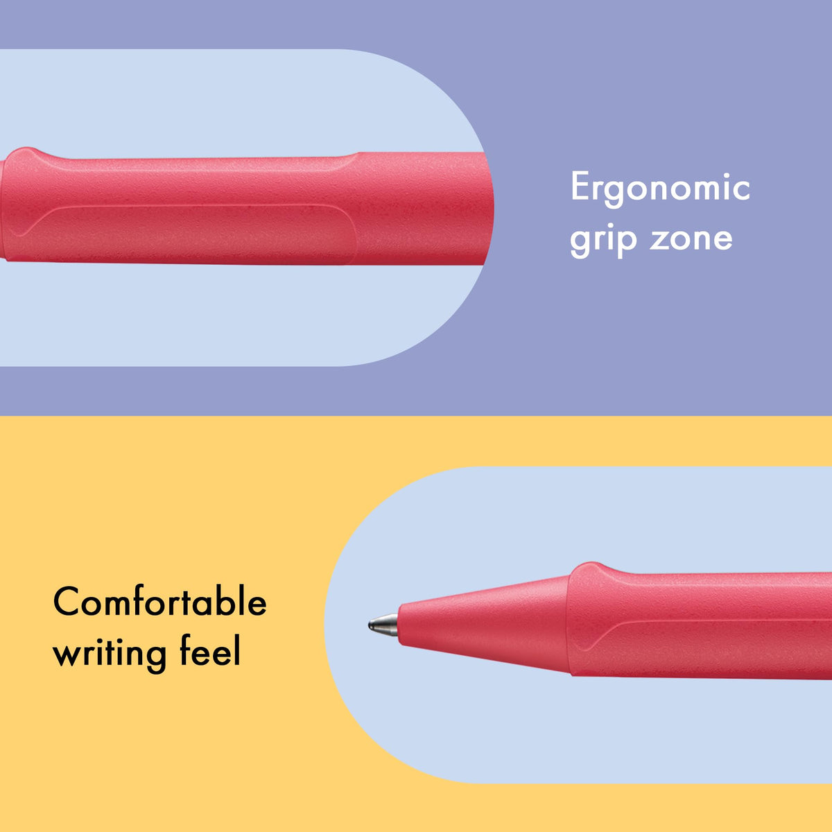 Lamy safari sunset - Ballpoint Pen with ergonomic grip & line width M - for pleasant long writing