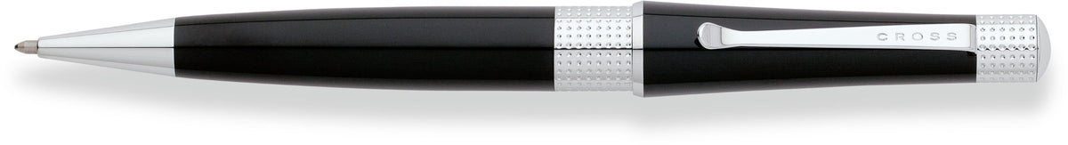 Cross Beverly Refillable Ballpoint Pen, Medium Ballpen, Includes Premium Gift Box - Black Lacquer