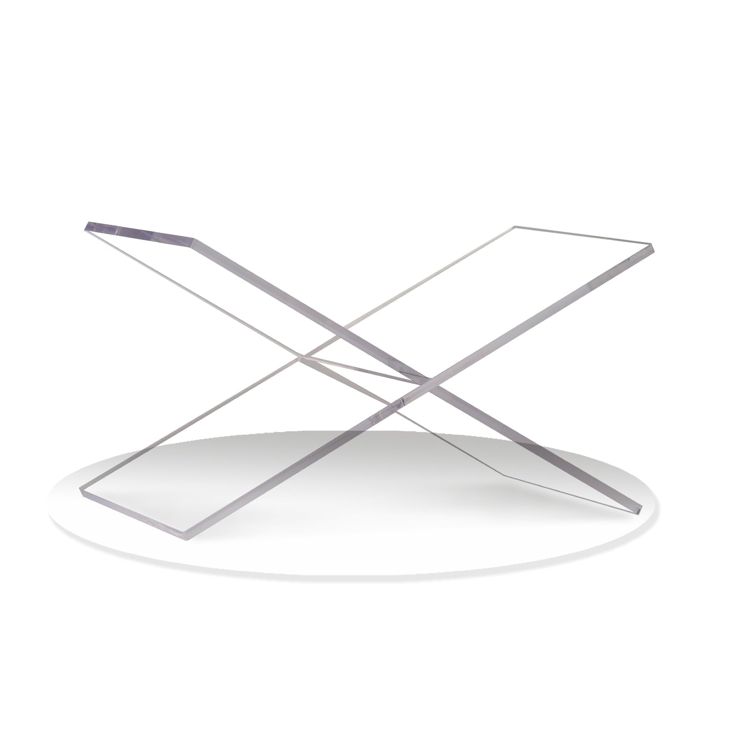 LIZ QNNALY Large Clear Acrylic Book Stand - Perfect for Displaying Open Books on Your Coffee Table